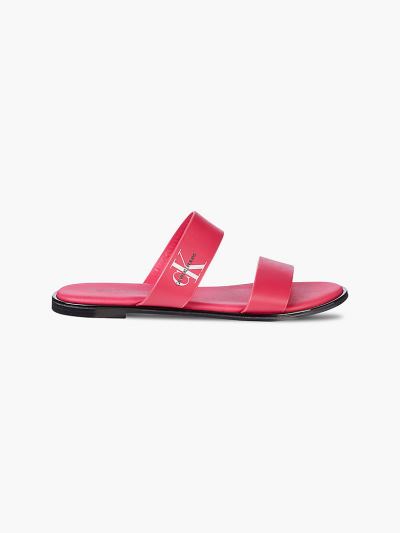 Calvin Klein Cipők HU982409 | Calvin Klein Bőr Női Szandál Rózsaszín